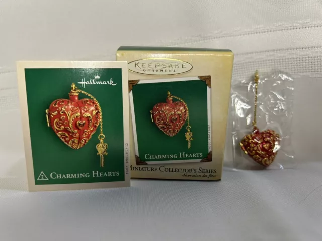 Hallmark Keepsake Christmas Mini Ornament 2004 CHARMING HEARTS Series #2 H42