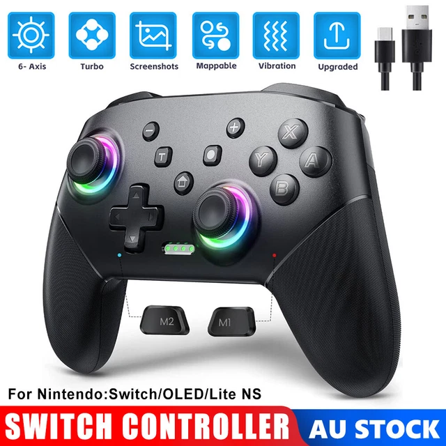 PRO WIRELESS CONTROLLER Gamepad Joystick Game Remote For Nintendo ...