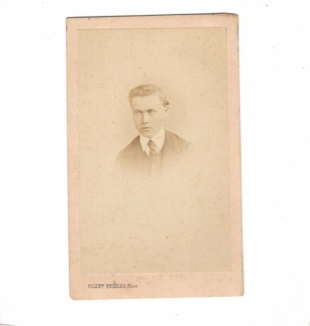 Collet CDV Foto Herrenportrait - Metz um 1870
