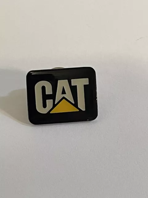 Pinback Lapel Tie Pin CAT Caterpillar Heavy Equipment Diesel Power 1989   1373