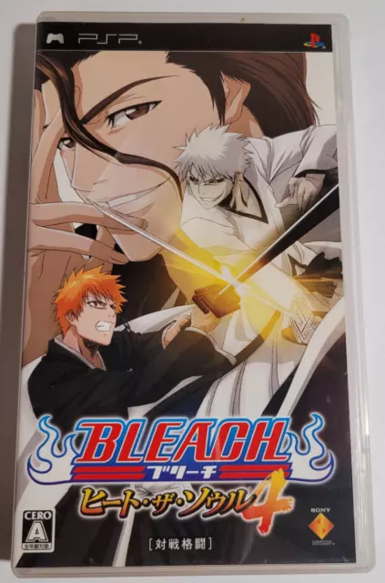 Bleach: Heat the Soul 4 - Japanese (Sony PSP, 2007) - Game and Case Only!