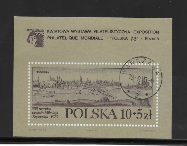 M2529 Poland Polska 73 Philatelic Exhibition Souv Sheet