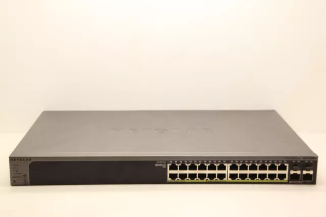 NETGEAR - PROSAFE - GS728TP -  Gigabit Smart Switch with PoE and 4 SFP Ports