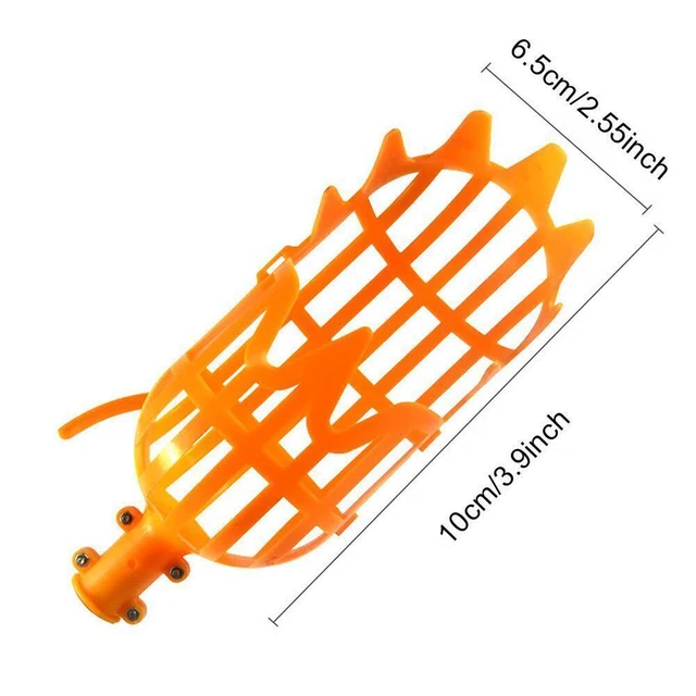 Fruit Picker Head Basket Catcher Collector Gardening Screws Tool Picking G7H4