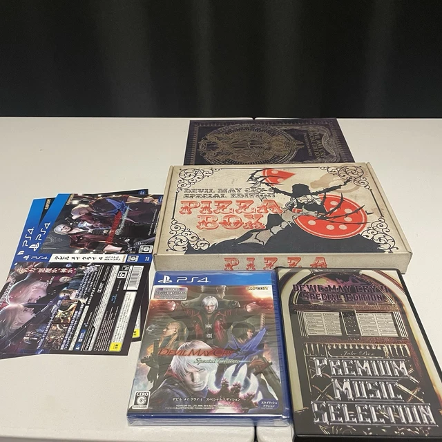 Ｄｅｖｉｌ　Ｍａｙ　Ｃｒｙ　４　Ｓｐｅｃｉａｌ　Ｅｄｉｔｉｏｎ　ＰＩＺＺＡ　ＢＯＸ Devil May Cry 4 Special Edition Pizza Box Set PS4 Limited