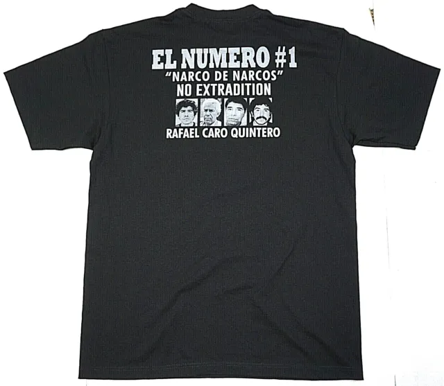 El Numero #1 T-shirt Narco De Narcos Rafael Caro Quintero Men's Tee 2