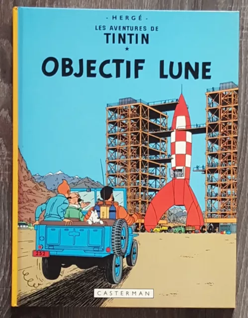 BD Hergé Tintin  Objectif Lune Casterman