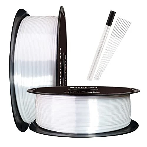 Silk White Pearl Feeling Shine 3D Printer PLA Filament 1.75mm, Glossy ...