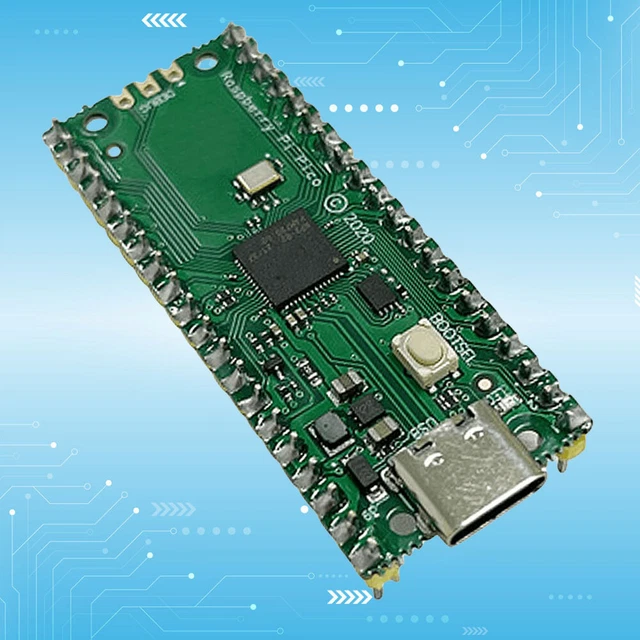 SCHEDA MICROCONTROLLORE RASPBERRY Pi Pico TIPO-C/MICRO Raspberry Pi ...