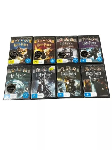 Harry Potter DVD Set Complete 1-7 Daniel Radcliffe Region 4 New Sealed Set