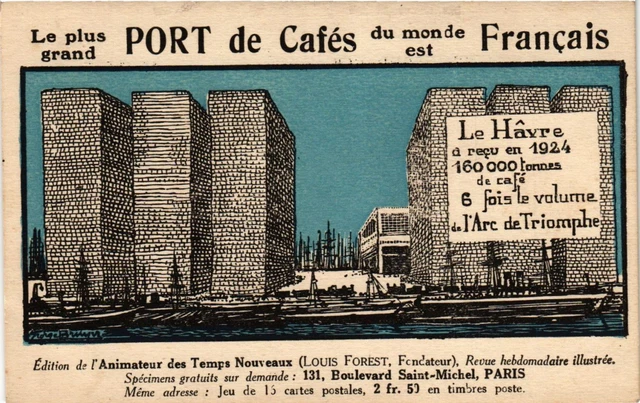 CPA AK Militaire - Le Havre - The Largest Coffee Port in the World (697077)