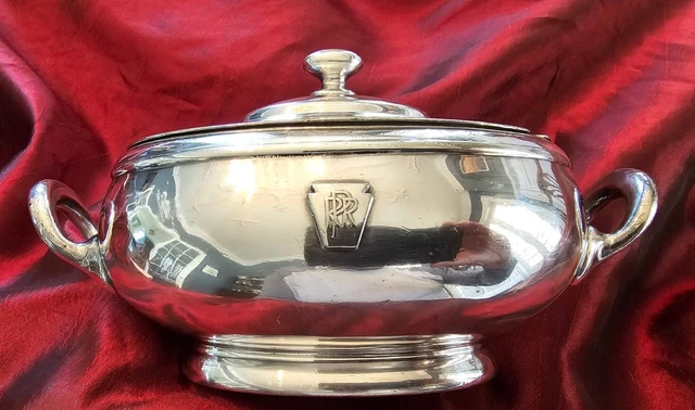 Pennsylvania Railroad PRR Silver 7.5" Silver Dining Car Tureen By Intl Silver Co