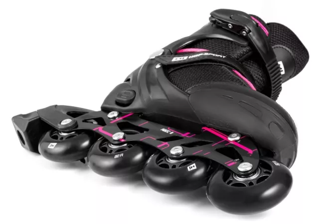 Hop-Sport 3in1 Inliner Inlineskates für Kinder/Roller/Black/Pink Größen: S, M, L 3