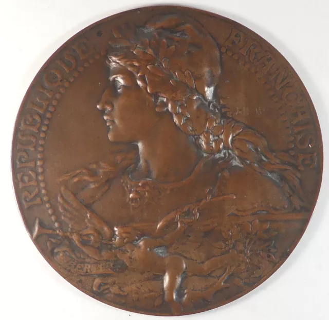 France MARIANNE REPUBLIQUE FRANCAISE cast bronze studio model 126mm by Bottee