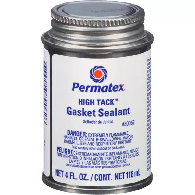 Permatex Gasket Sealant 80062; High Tack 4 oz. Brush-on Resin, General Purpose