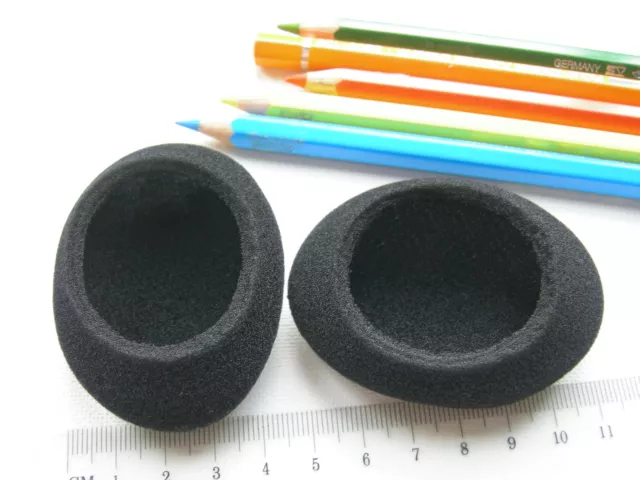 2  Ohrpolster Oval passend an Sony Kopfhörer aus Schaumstoff