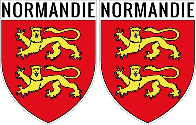 2 Autocollants Vinyle FLANDRE - 4x5 Cm - Résistants Pour Voiture, Moto, PC