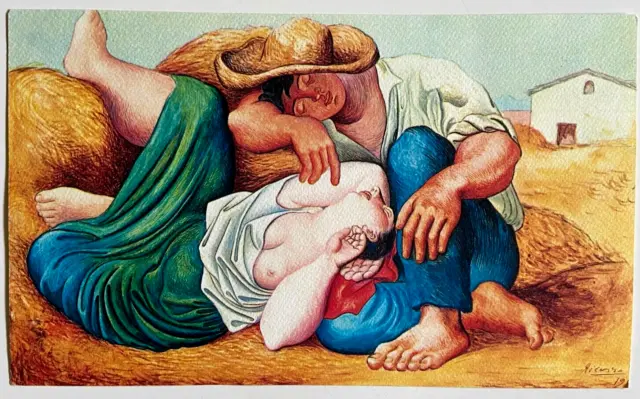 Pablo Picasso ' Dos Campesinos Dormido' (Salvador Dali - Henri Matisse) 2