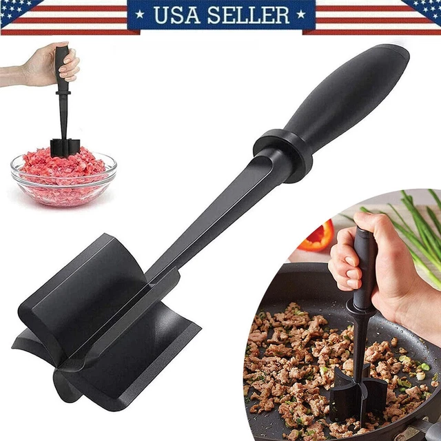 MEAT HAMBURGER CHOPPER Heat Resistant Utensil Ground Beef Potato Masher