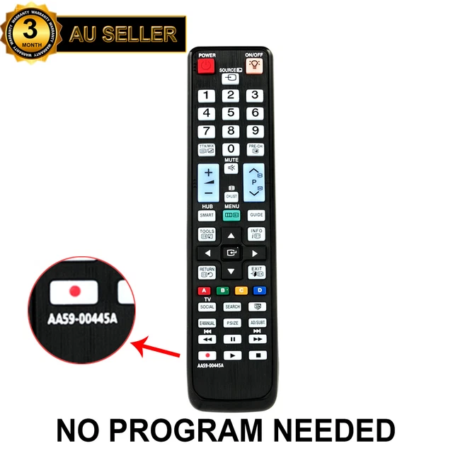 New Replaced Remote Control AA59-00445A AA59-00445 AA5900445A for Samsung TV