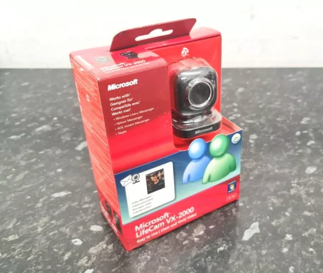 Original Microsoft Lifecam VX-2000 BRANDNEU in versiegelter Verpackung 1,3 MP Webcam EA2106