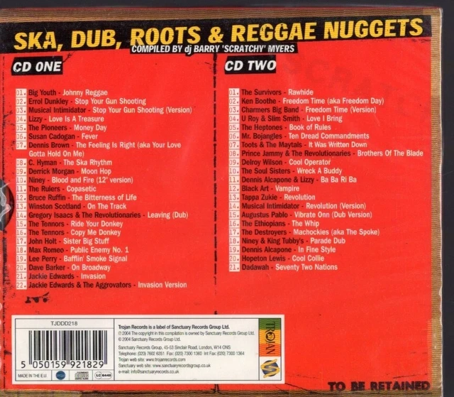 SCRATCHY SOUNDS VERSIEGELT 2x CD Ska, Dub, Roots & Reggae Nuggets EUR