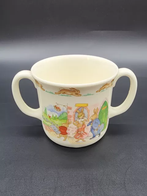 Vintage Royal Doulton Bunnykins Double Handled Mug Bone China