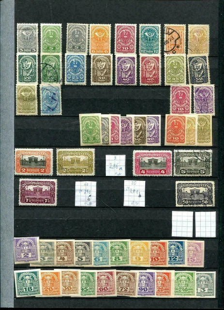 Österreich 1850 - 1997 ** + gest. Sammlung im Steckbuch