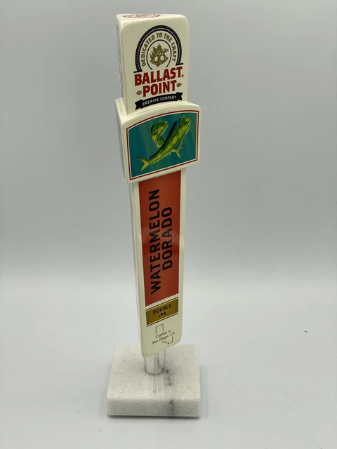 EUC Beer Tap Handle Ballast Point Watermelon Dorado Beer Tap Handle Keg Man Cave EUC Beer Tap Handle Ballast Point Watermelon Dorado Beer Tap Handle Keg Man Cave