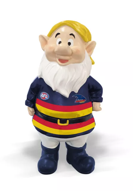 Adelaide Crows AFL Team MINI Garden Gnome Statue Man Cave Bar Garage Gift