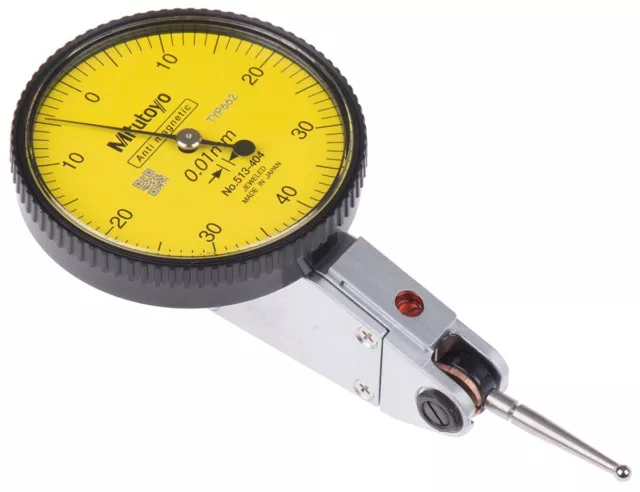 1 pcs - Mitutoyo 513-908-10E Metric DTI Gauge, +0.8mm Max. Measurement, 0.01 mm