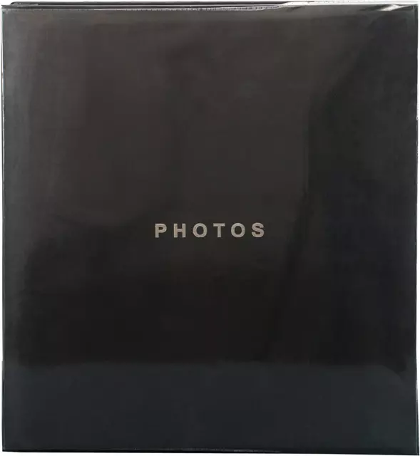 Kieragrace KG Jocelyn Photo Album – Black, Holds 400 4" X 6" Photos