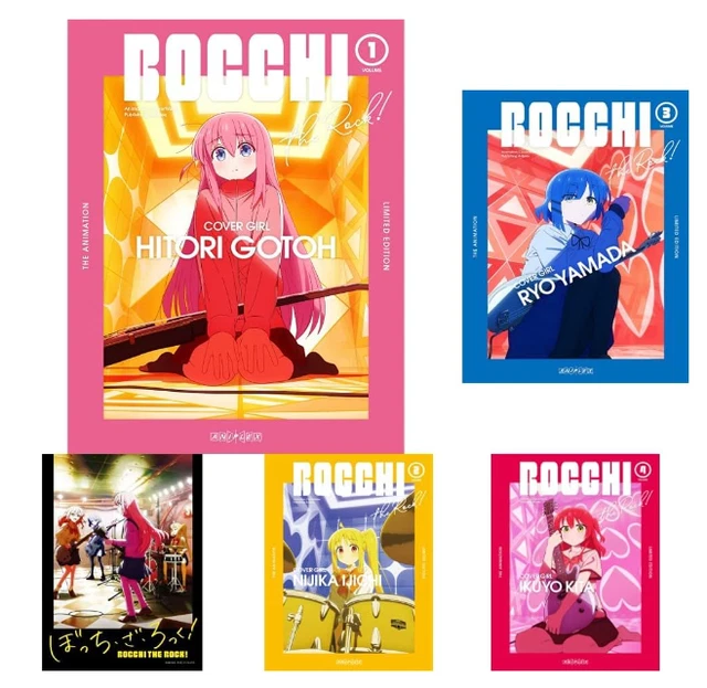 BOCCHI THE ROCK ! Vol.1~Vol.6 Limited Edition Blu-ray Lot New Free Shipping