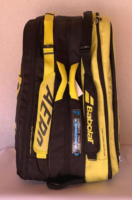 Babolat Tennistasche / Racket Holder X 12 Pure Aero Schwarz-Gelb 3