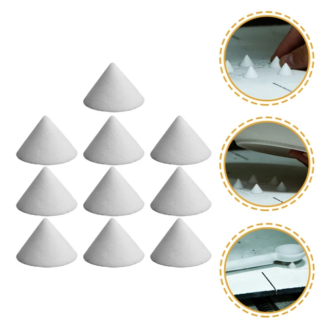 10 Pcs Weiß Aluminiumoxid Keramische Nägel Verglasungswerkzeuge Aus Metall