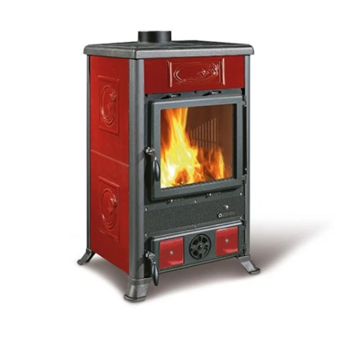 LA NORDICA EXTRAFLAME Holzofen IN Gusseisen Rossella R1 Bordeaux 11,1