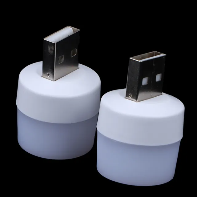 1 pz lampada spina USB colorata 5 V 1 A 1 W alimentazione mobile USB piccola lampada atmosfera