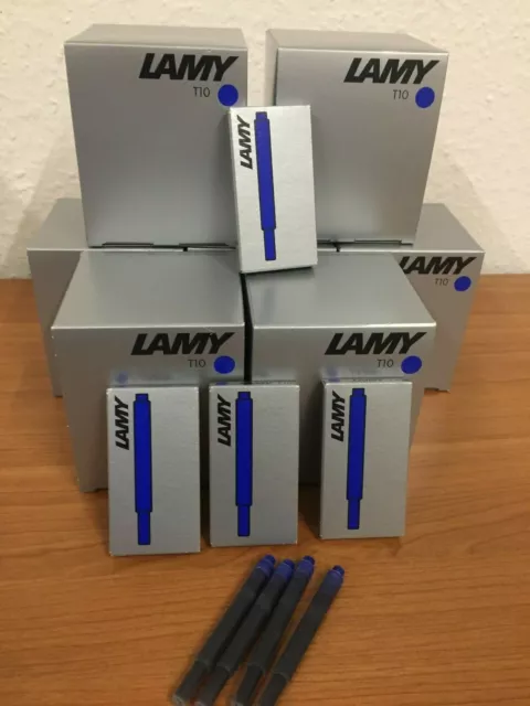 Lamy Tintenpatronen T10 blau  5 Stück, 10 Stück, 15 Stück, original Lamy