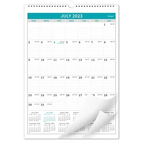 WALL CALENDAR JULY 20232024, Calendar 20232024 18 Monthly Wall