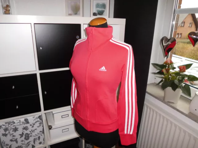 Adidas Gr. 36  Jacke Damen Trainingsjacke Essentials 3-Stripes Sport  👕