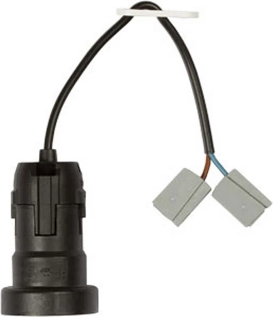 Scharnberger+Hasenbein montaggio da cantiere E27 88351 nero portalampade