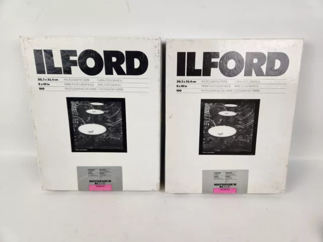 Ilford Multigrade III RC RC Rapid MGR 1M 8"x10" Photo Paper ~170 Sheets 1 Sealed