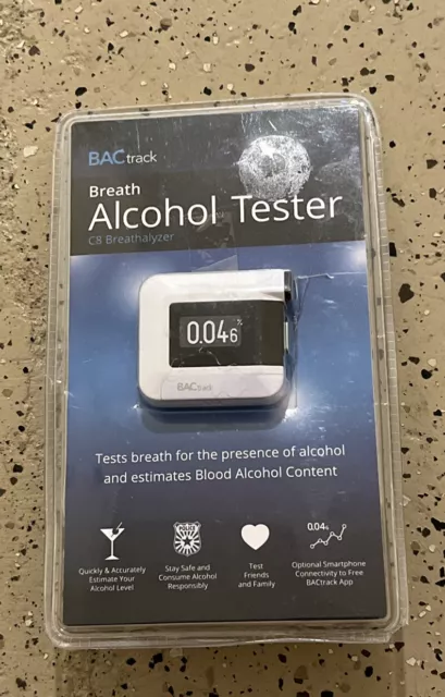 BACtrack C8 Bluetooth Alcohol Breathalyzer - Police Grade Blood Content