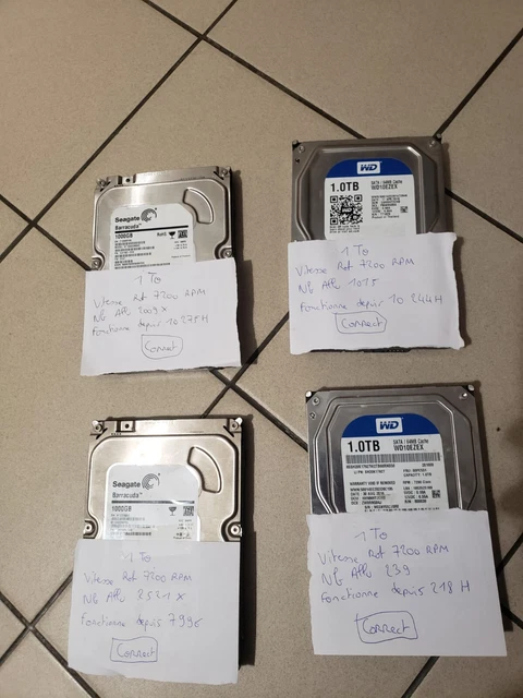 Lot SSD + disques durs HDD + lecteur DVD (PC) – à réparer / pièces - Accessoires informatique