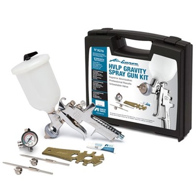 Anest Iwata Air Gunsa Auto Gravity Feed AZ3-HV2 HVLP Paint Spray Gun Kit 9276