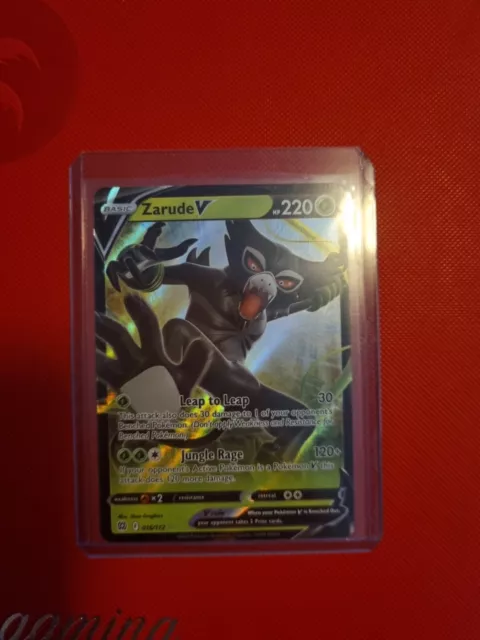 POKEMON TCG - Zarude V 016/172 - Brilliant Stars - Ultra Rare Card M $4.50  - PicClick AU