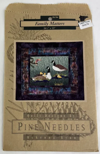 McKenna Ryan Pine Needles Quilt Pattern Family Matters PN 704 26.5" x 23" Geese