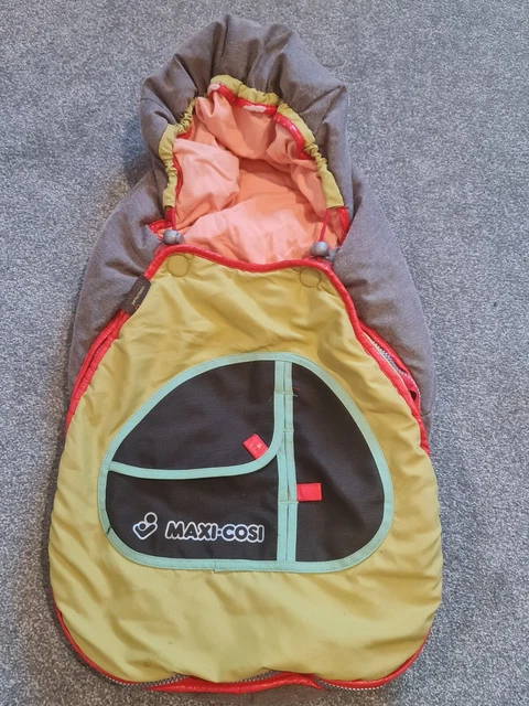GENUINE MAXI COSI PEBBLE Cabriofix Rock Car Seat Footmuff CosyToes Cerise Pink 14.00 PicClick UK