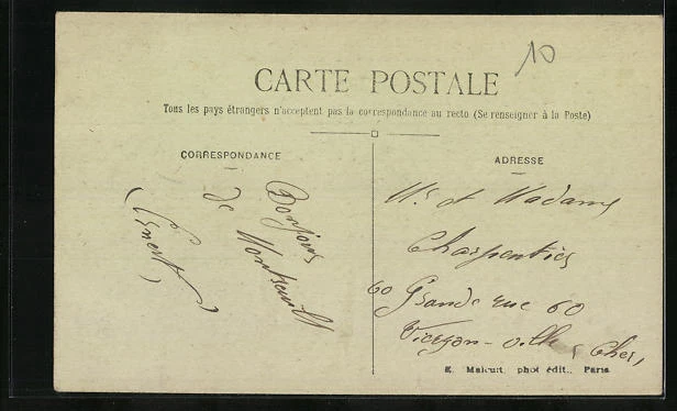 CPA Montreuil-sous-Bois, Rue de Paris 1920 2