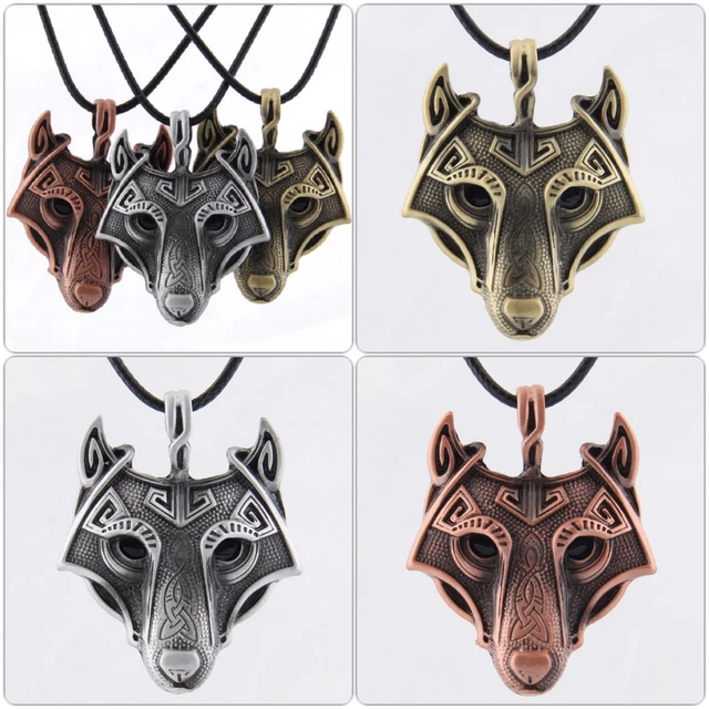 Personalisiert Wolf Kopf Halskette - Vintage Punk Style Für Männer, Geralt Von Riva Schmuck